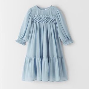 Zara Smocked Flowy Dress